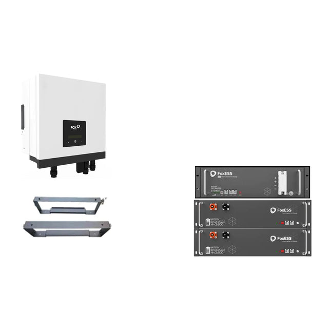 Fox Hybrid 3.7kW with 2 x HV2600 battery package (Incl. BMS)