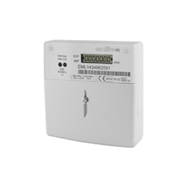 Emlite 1-ph generation meter 100A (1000 pulse/kWh) incl. Extended Cover