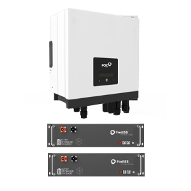 Fox AC 5.0kW Charger with 2 x HV2600 battery package (Incl. BMS)
