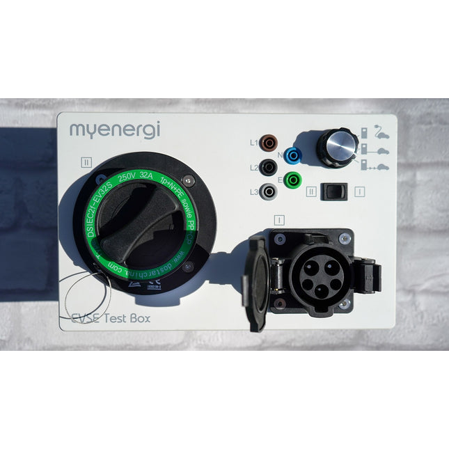 myenergi EVSE test box for zappi RCD testing