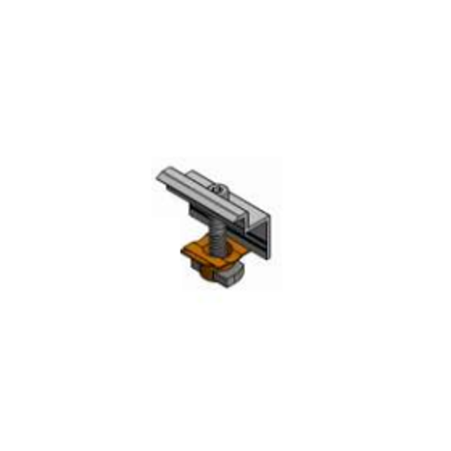Single clamp black 30mm -Ground Mount-Powerland