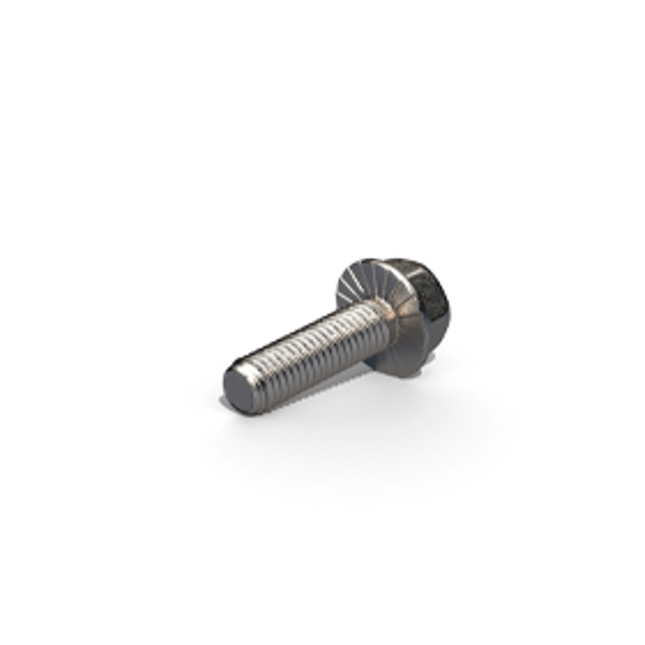 Hexag. Flange bolt M8x35 with serration-Powerland