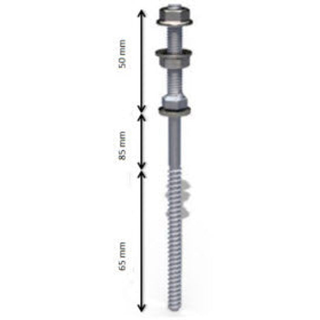 Solar Fastener for steel substructure 150mm/50mm-Powerland