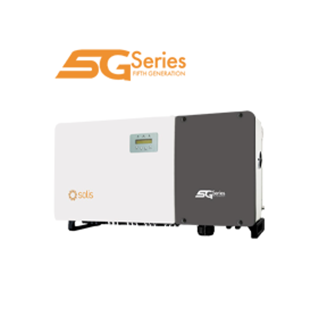 Solis 100kW 5G 3 Phase 10x MPPT - DC and AC switch built in
