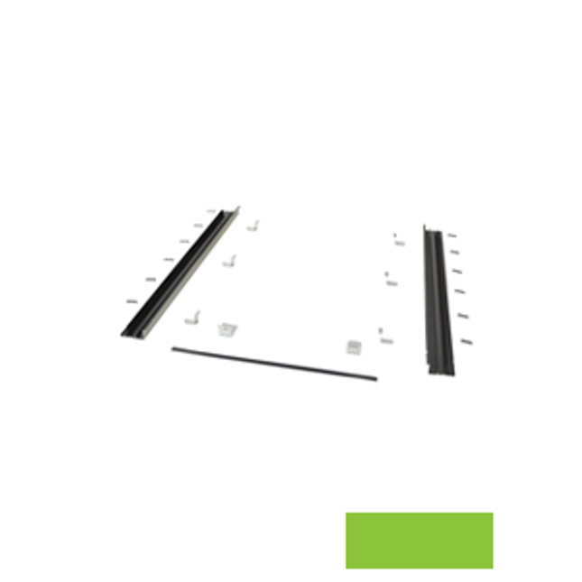 Viridian Clearline Fusion G1 portrait roofing kit, Row-Powerland