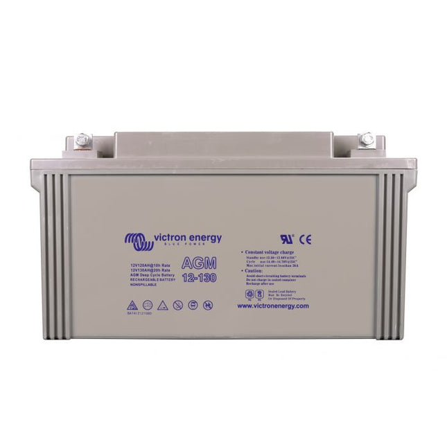 Victron Energy 12V/130Ah AGM Deep Cycle Battery - BAT412121084-Powerland