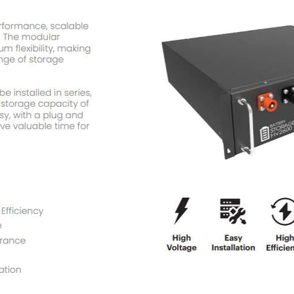 Fox Hybrid 3.7kW with 2 x HV2600 battery package (Incl. BMS)