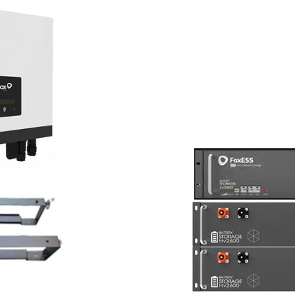 Fox Hybrid 3.7kW with 2 x HV2600 battery package (Incl. BMS)