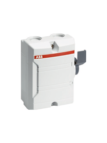 ABB Enclosed White AC Switch-Disconnector 25A 2 Pole
