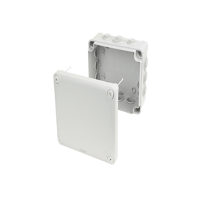 12-Entry Junction Box - Grey 175x150x80mm