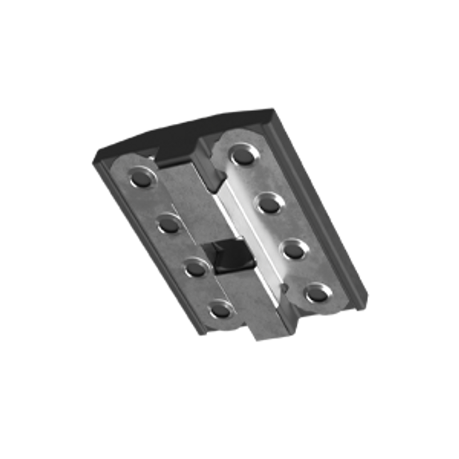 Universal mid clamp with bonding - Black-Powerland