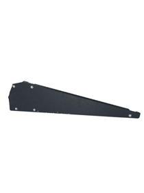 FlatFix Fusion wind deflector left black (base profile 1030mm-1077mm)-Powerland