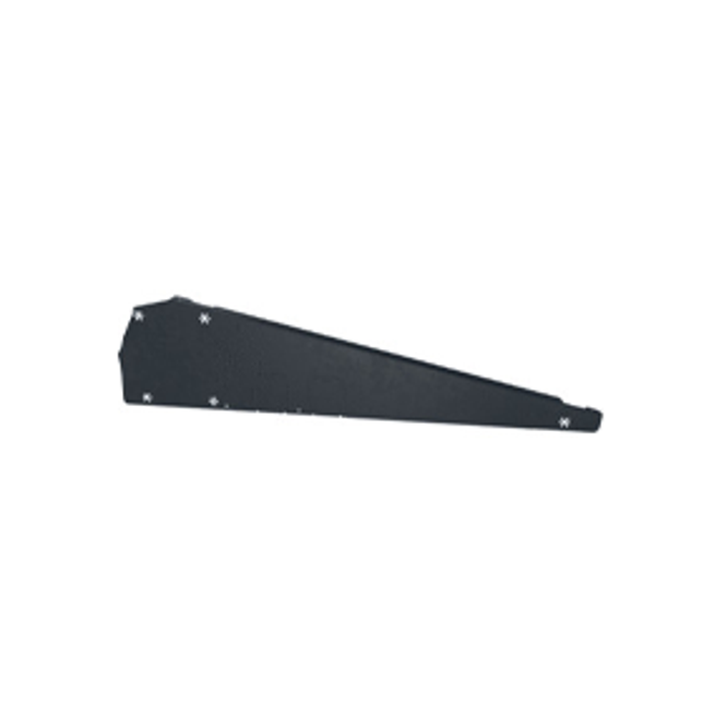 FlatFix Fusion wind deflector left black (base profile 1030mm-1077mm)-Powerland