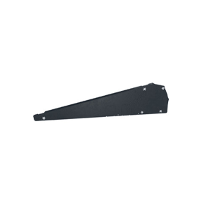 FlatFix Fusion wind deflector right black (base profile 1030mm-1077mm)-Powerland