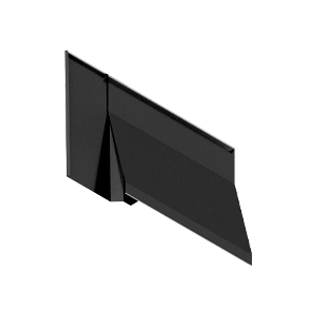 Top Left Corner Flashing BLACK-Powerland