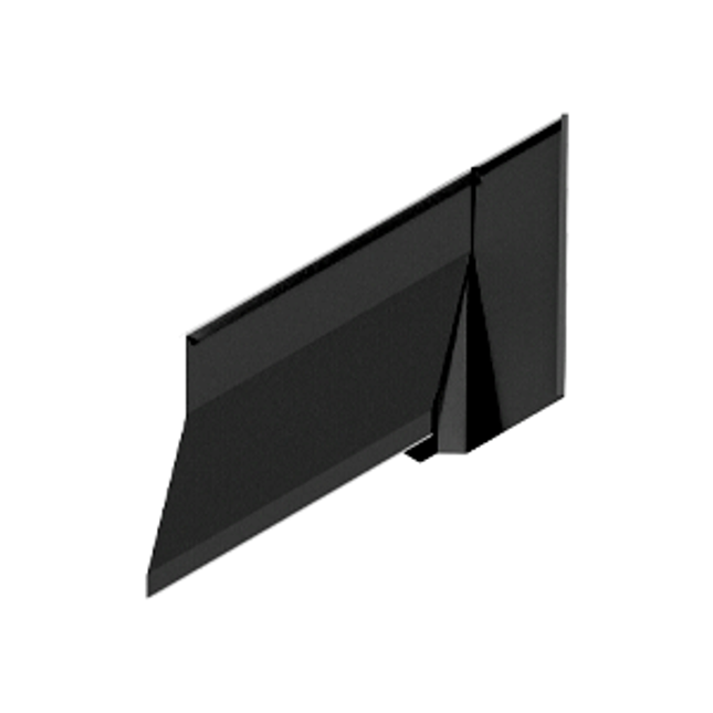 Top Right Corner Flashing BLACK-Powerland