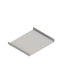 Front and back of the box base (thickness1mm)-Powerland