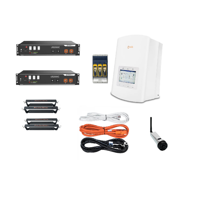 Solis 3.6kW Hybrid Storage Inverter With 4.8kWh Of Pylontech Lithium Battery Storage Kit-Powerland