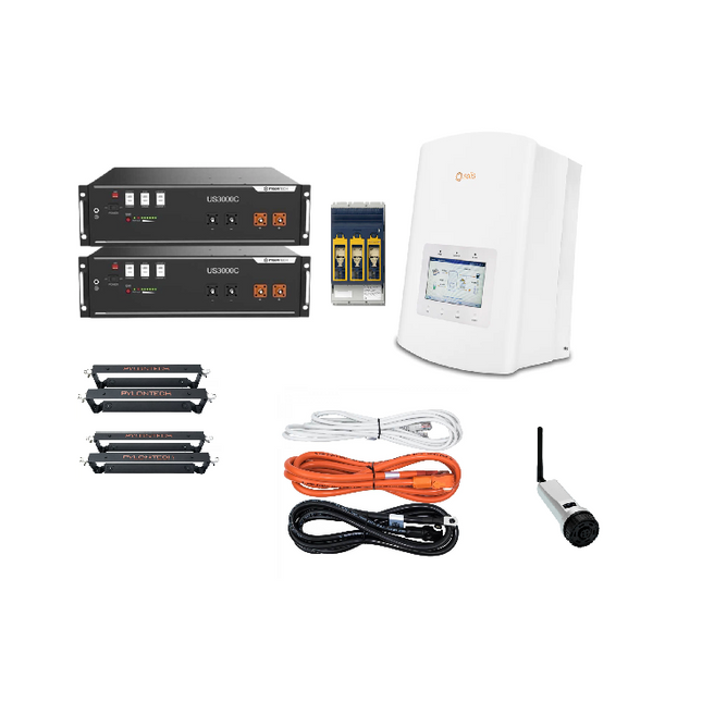 Solis 3.6kW Hybrid Storage Inverter With 7kWh Of Pylontech Lithium Battery Storage Kit-Powerland