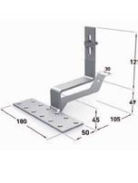 VarioSole Stainless Steel roof hook for Pantiles No Wood Screws-Powerland