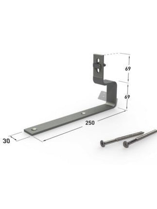 VarioSole Stainless Steel roof hook for slate tiles With Wood Screws-Powerland