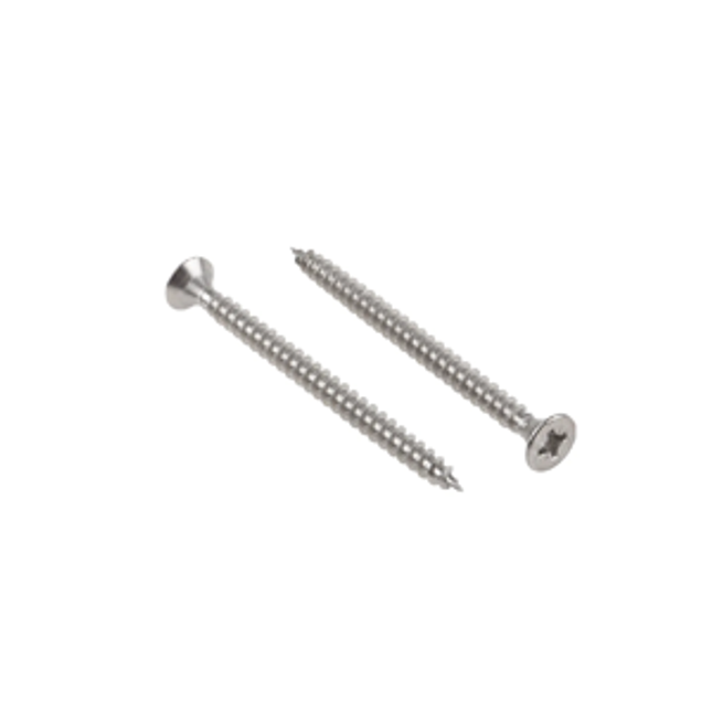 RS Pro wood screws, A2 Stainless Steel, Countersunk, 6 x 80 (Pack of 50)-Powerland