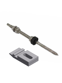 Hanger bolt 10x200 with KlickTop attachment SET-Powerland