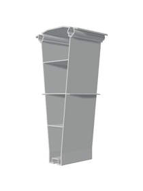 FixGrid FixZ-15 center system rail 96mm with connector-Powerland