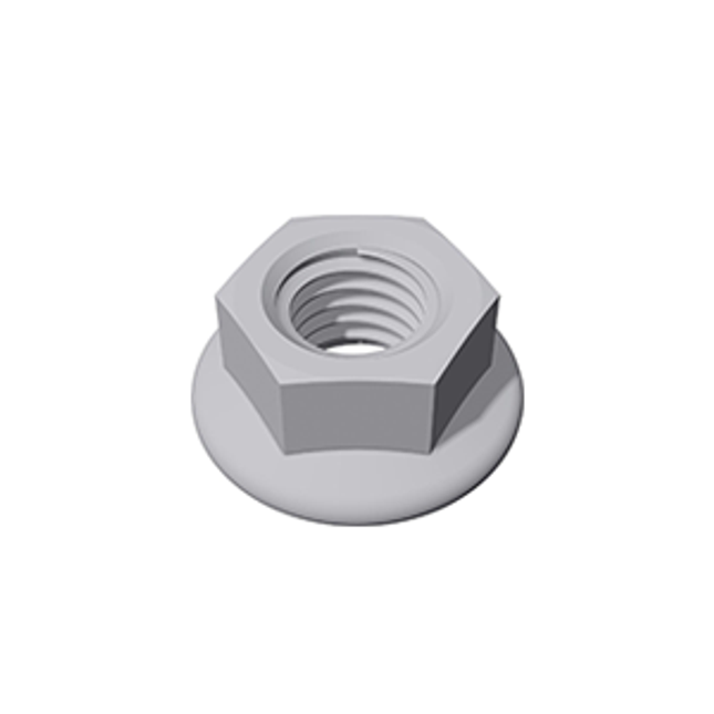 Serrated M10 flange nut-Powerland