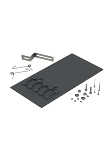 Solar slate plate Z bracket roof hook (Compatible with Schletter and Clenergy)-Powerland