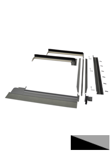 Viridian Clearline Fusion G1 portrait corner conversion kit, left bottom corner (left panel above)-Powerland