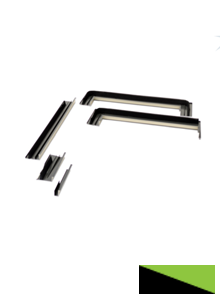 Viridian Clearline Fusion G1 portrait corner conversion kit, left top corner-Powerland