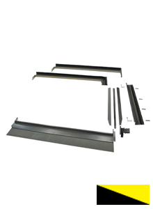 Clearline Fusion M10 landscape corner conversion kit, left bottom corner (centre panel above)-Powerland