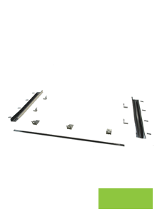 Clearline Fusion M10 landscape roofing kit, Row-Powerland